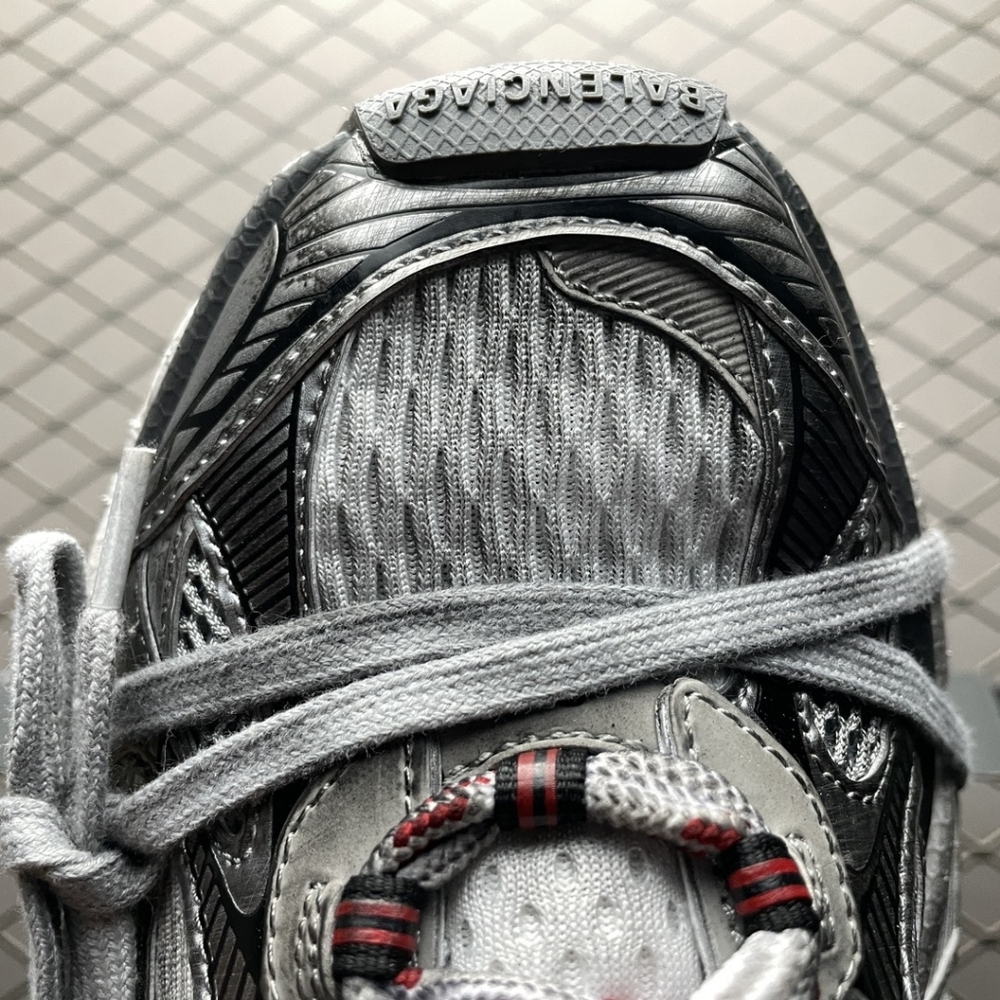 Balenciaga Silver and Gray Sneakers
